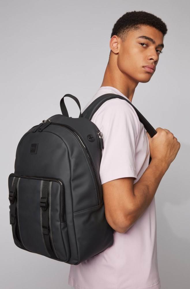 Hugo Boss Vann-resistant backpack Svarte | PrSWBiaZ