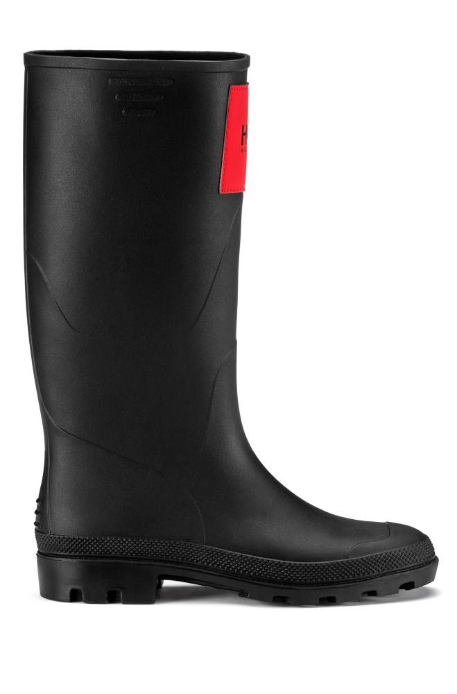 Hugo Boss Vanntette wellington boots Svarte | CXxW1hVt