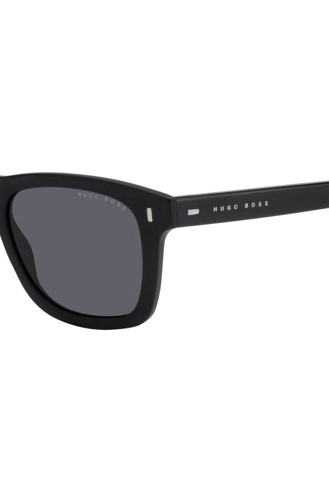 Hugo Boss Wayfarer-inspired sunglasses Svarte | 3pq8kjbH