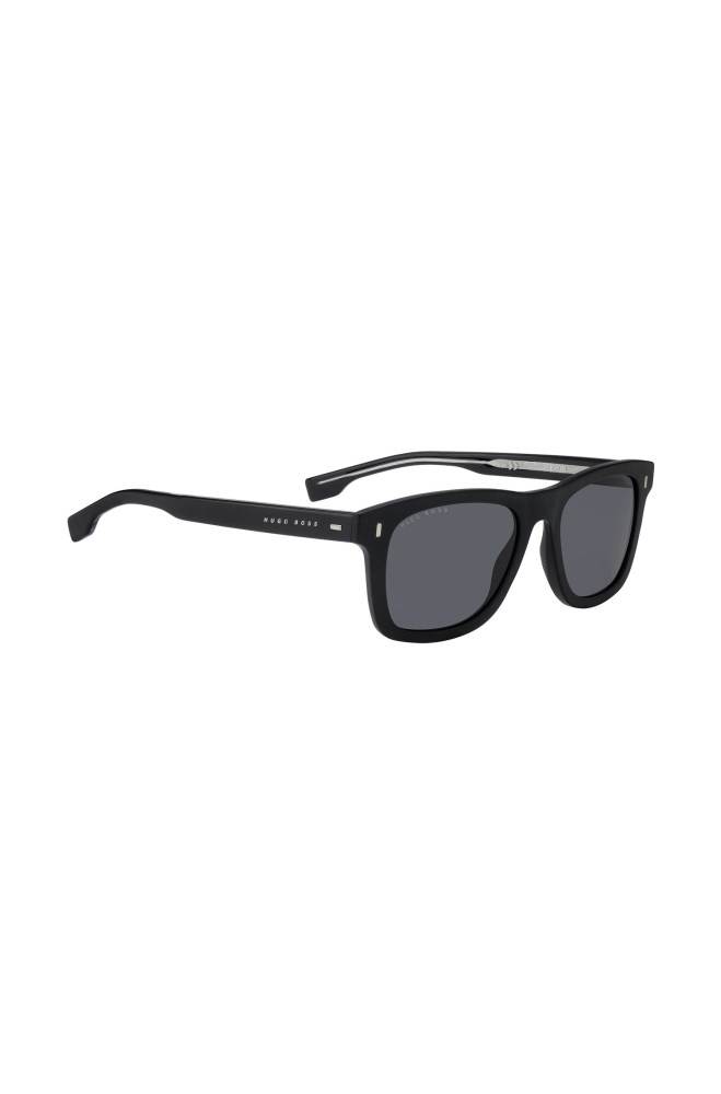 Hugo Boss Wayfarer-inspired sunglasses Svarte | 3pq8kjbH