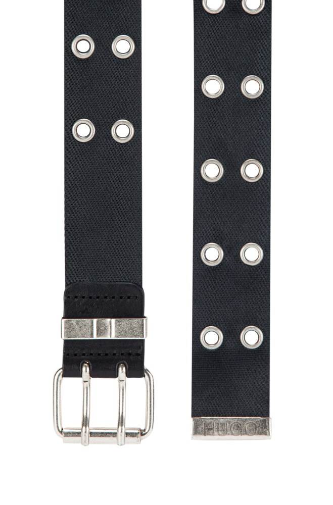 Hugo Boss Webbing belt Svarte | 496uaq8d