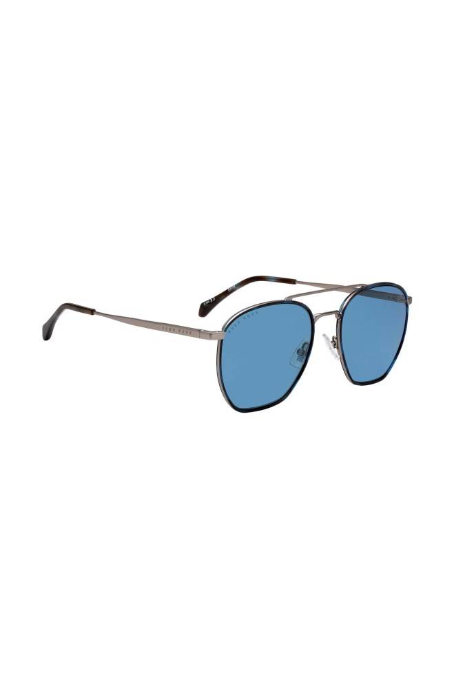 Hugo Boss Windsor-rim sunglasses Blå | 9DxuzmWj