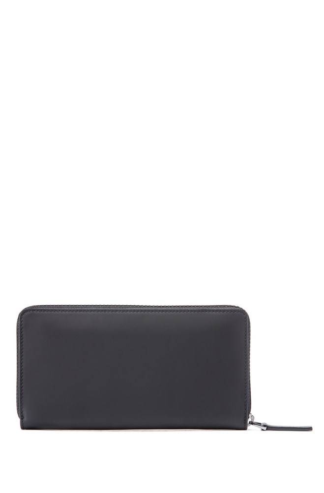 Hugo Boss Zip-around wallet Svarte | ouRJsBYQ