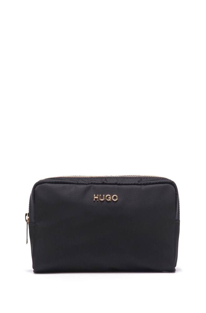 Hugo Boss Zip-close vanity bag Svarte | Gz836ozW