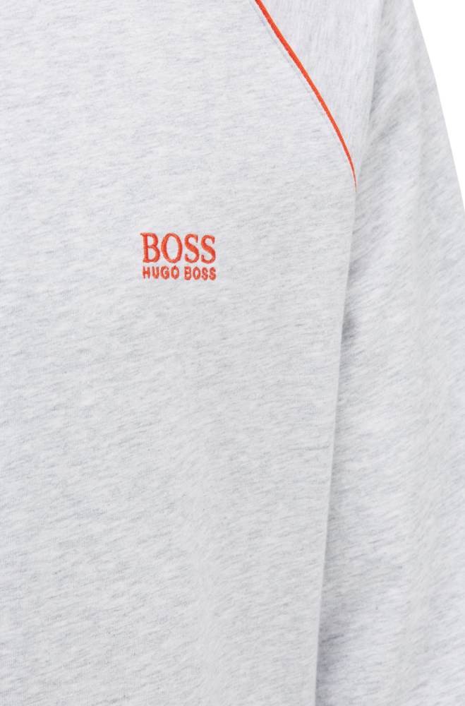 Hugo Boss Zip-through hoodie Lyse Grå | MeEHiFiP