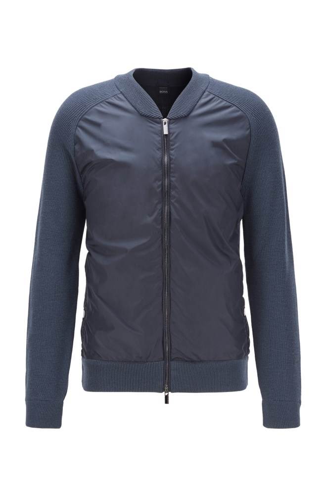 Hugo Boss Zip-through jacket Mørke Blå | 2pKUY9em