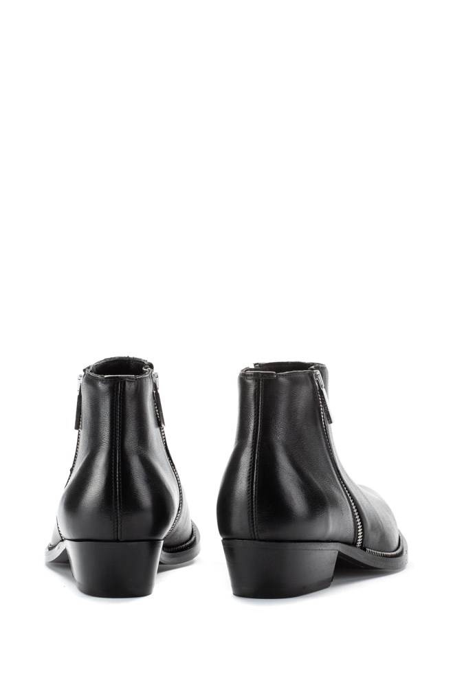 Hugo Boss Zipped ankle boots Svarte | shjUuP0g