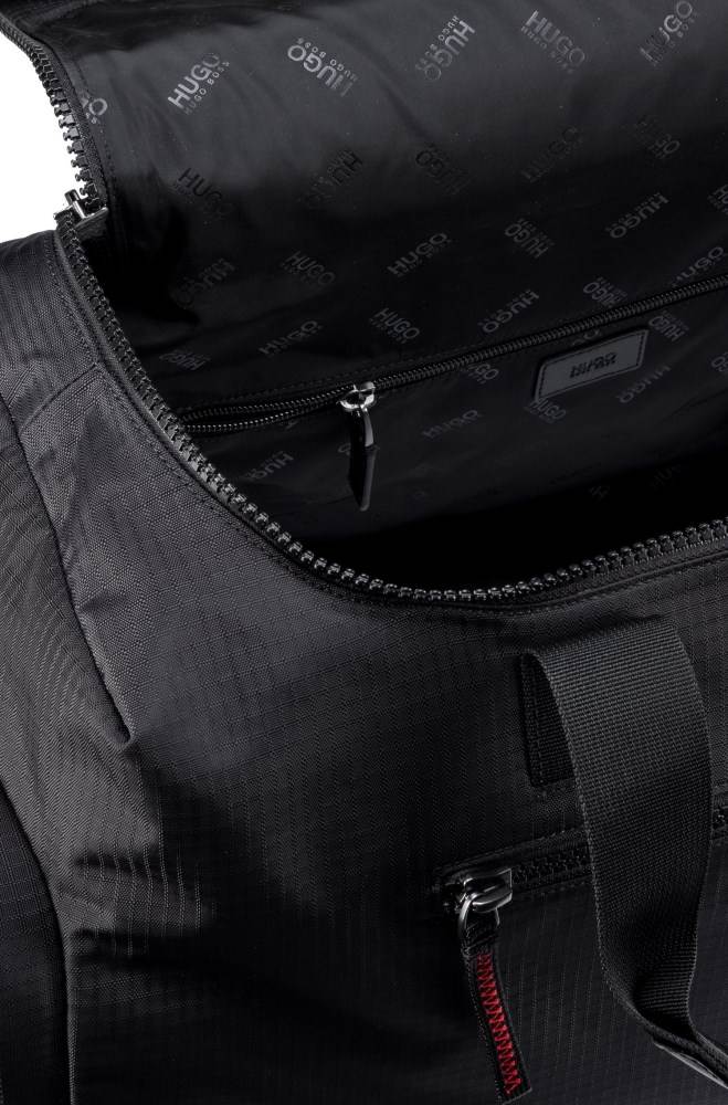 Hugo Boss Zipped holdall Svarte | zNYgnQ89