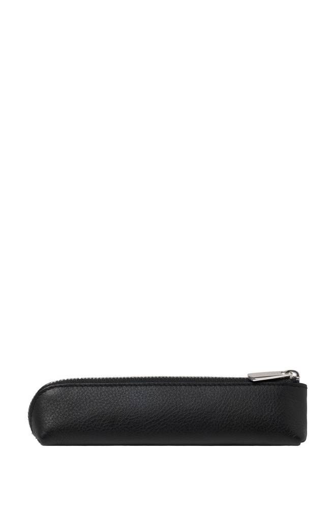 Hugo Boss Zipped pen pouch Svarte | EniXHCcj