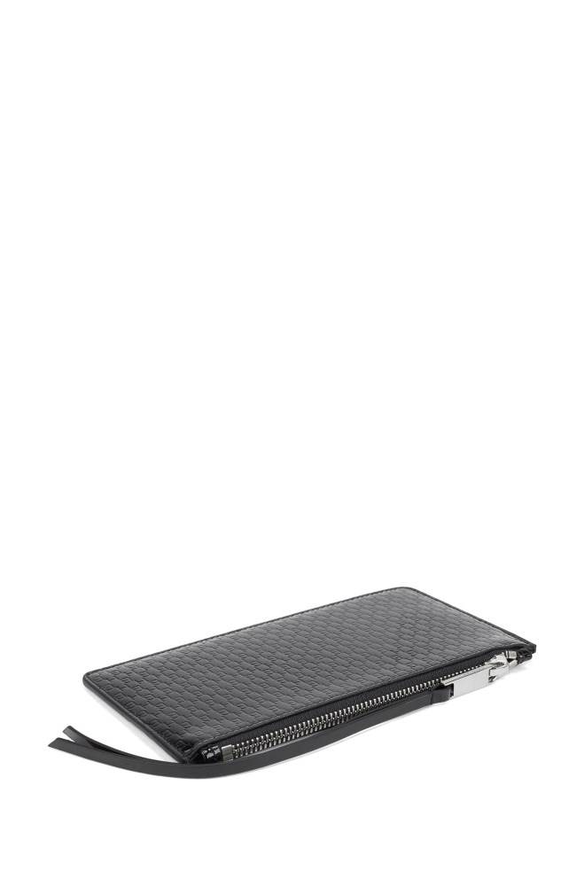 Hugo Boss Zipped travel wallet Svarte | 20YhH0Hb