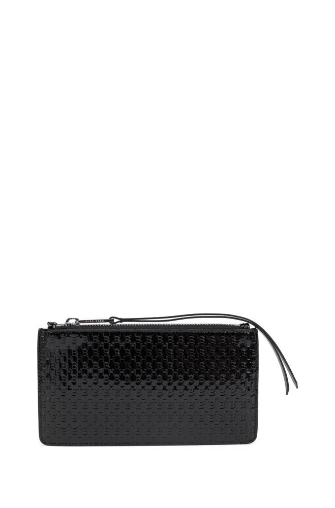 Hugo Boss Zipped travel wallet Svarte | 20YhH0Hb