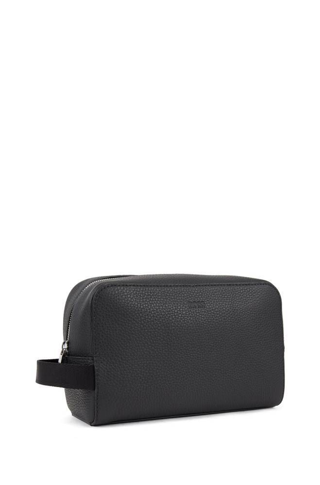 Hugo Boss Zipped washbag Svarte | GWrUNsnh